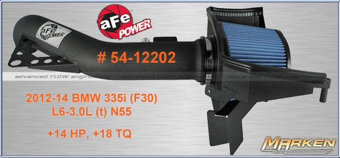 AFE Carbon Fiber Engine Cover BMW; AND Cold Air Intakes: BMW 335i